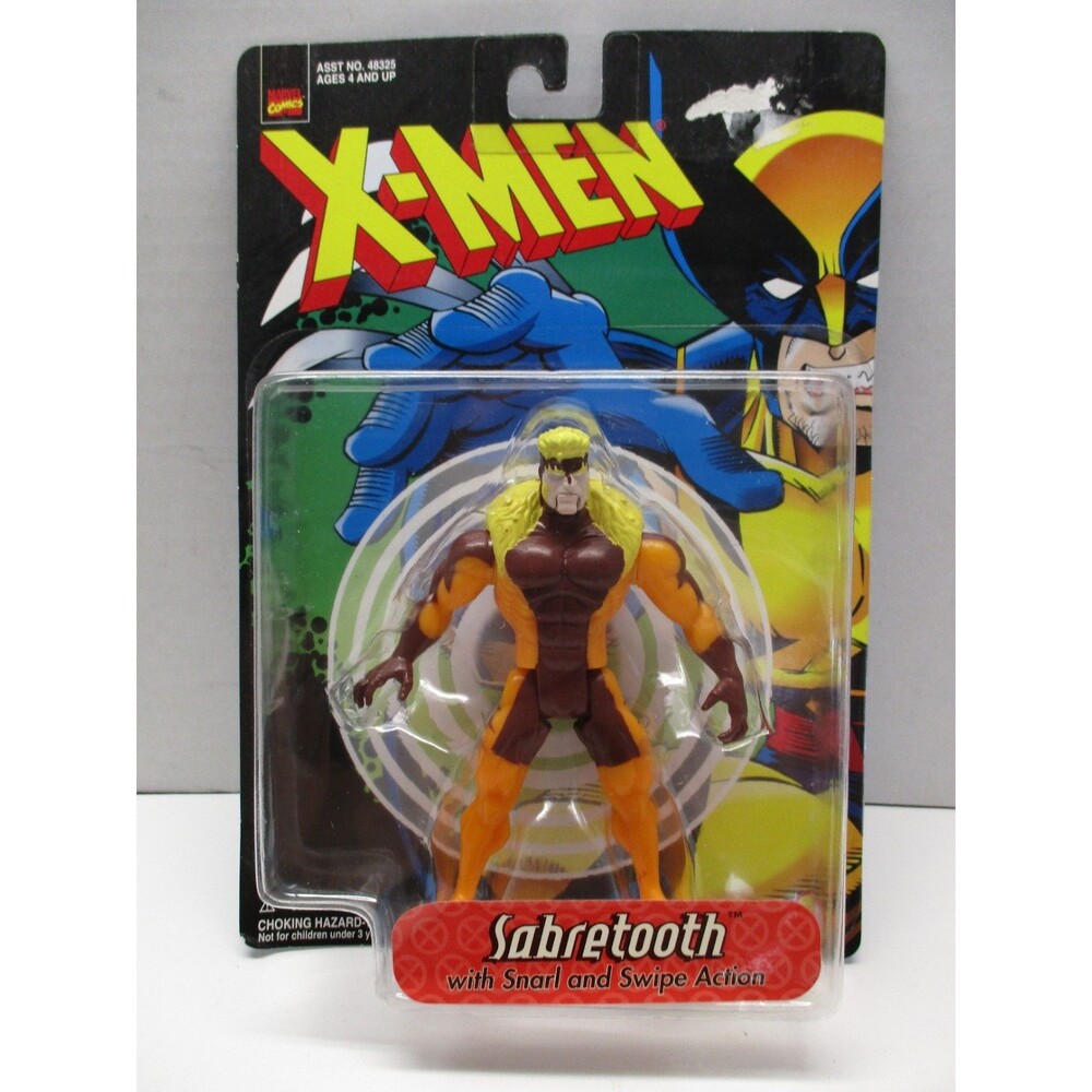 ToyBiz X-Men Sabretooth with Snarl and Swipe Action Figure 1998 Marvel NRFP